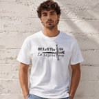 He Left The 99 To Save Me Christian Cross Faith Graphic Unisex T-Shirt