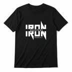 Iron Sharpens Iron T-Shirt Men's Christian Bible Verse Graphic Tee