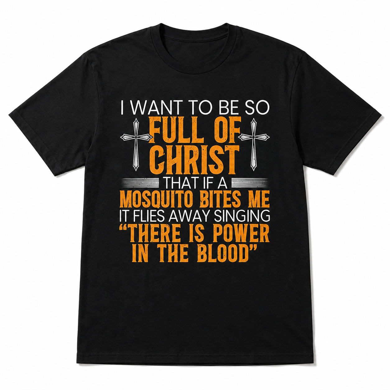 Servant of God Christian Faith Graphic T-Shirt Funny Religious Believer Tee