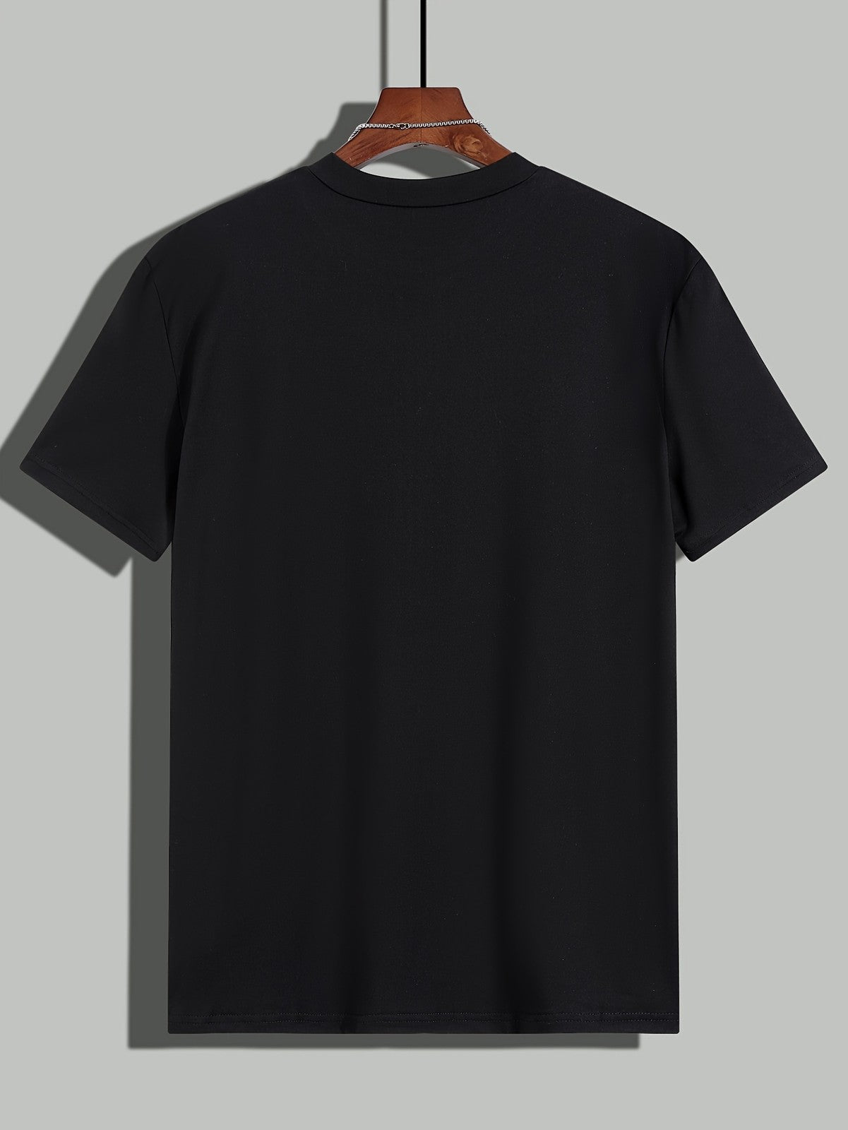 Men's Cross Heart Graphic T-Shirt Christian Faith Casual Short Sleeve Tee