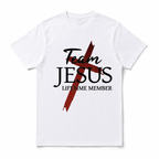 Team Jesus T Shirt Christian Faith Graphic Casual Crew Neck Gift Tee