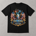 USA 250th Anniversary America 1776-2026 Patriotic July 4th Men's T-Shirt