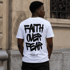 Faith Over Fear Psalms 118 Graphic T-Shirt Christian Inspirational Tee