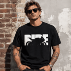 Vintage Ride Motorcycle Graphic T-Shirt Men's Biker Street Style Tee