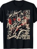 Japanese Cyberpunk Techwear T Shirt Manga Style Gear Graphic Streetwear Tee