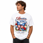 USA Patriotic Freedom 250th Anniversary 4th of July Independence T-Shirt