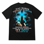 Christian Way Maker Shirt Miracle Worker Promise Keeper Faith Tee