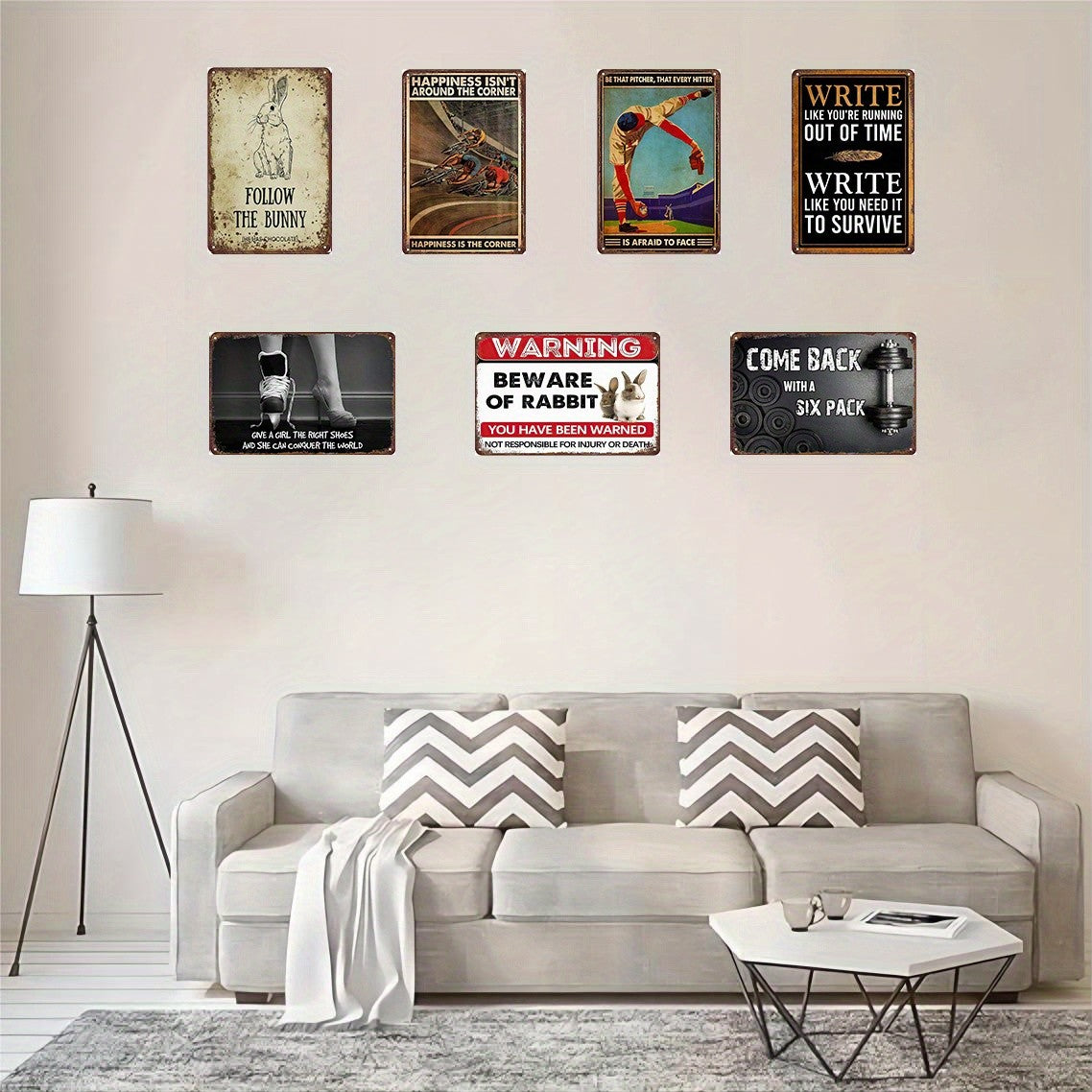 Art Is Not Always About Pretty Things Tin Sign Vintage Metal Studio Wall Decor
