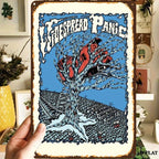 Rustic Widespread Panic Metal Tin Sign Garage Rock Band Concert Wall Decor