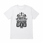 Faith Comes By Hearing God’s Word Christian Graphic Men’s Faith T-Shirt