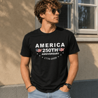 America 250th Anniversary T-Shirt 1776-2026 Patriotic USA Independence Tee