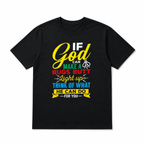 If God Can Make a Bug Christian Faith Graphic Men’s T-Shirt Funny Religious Tee