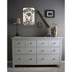 "Duck and Let It Hit" Metal Sign - Funny Duck Tin Wall Art Decor