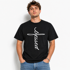 Blessed Cross T-Shirt - Christian Faith Graphic Tee - Religious Gift Shirt