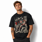 Japanese Cyberpunk Techwear T Shirt Manga Style Gear Graphic Streetwear Tee