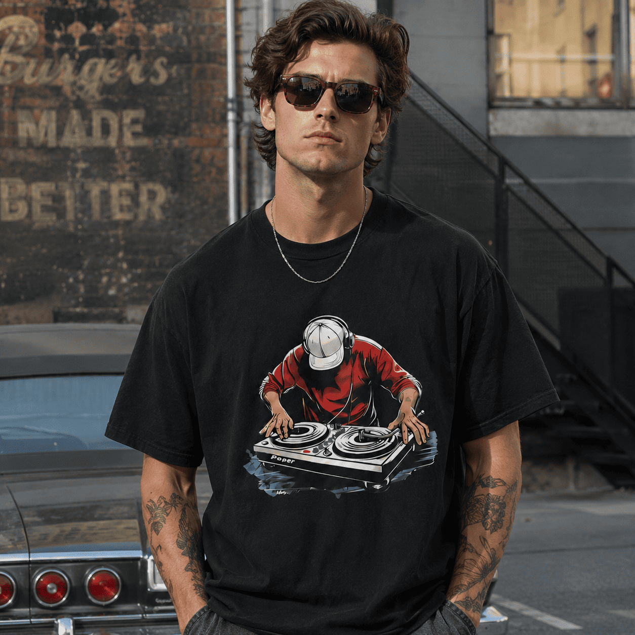 Men’s Trendy Graphic T-Shirt Casual Streetwear Sport Fitness Outdoor Tee