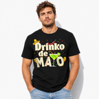 Drinko de Mayo Margarita Graphic Tee - Funny Festive Celebration T-Shirt