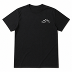 Minimalist Mountain Peaks Graphic Tee - Simple Outdoor Adventure T-Shirt