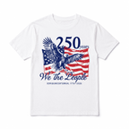 We The People 1776 Patriotic Eagle USA 250th Anniversary Men's T-Shirt