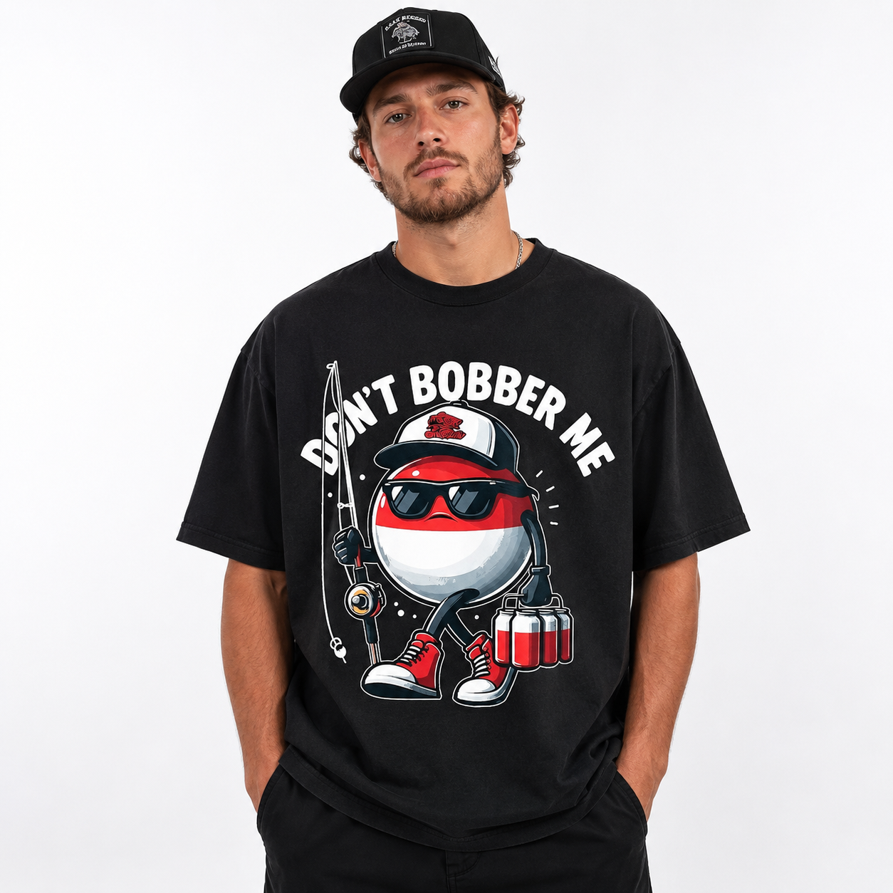 "Don't Bobber Me" Funny Fishing Tee – Humorous Angler Graphic T-Shirt