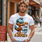 Do I Look Like I Give A Duck T-Shirt | Funny Sarcastic Duck Graphic Tee