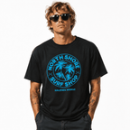 Retro Hawaiian Surf Beach Graphic Men’s T-Shirt Waikiki North Shore Style Tee
