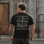Men's Jesus Dropped The Charges Funny Christian Graphic T-Shirt Tee
