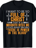 Servant of God Christian Faith Graphic T-Shirt Funny Religious Believer Tee
