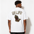 Only God Can Judge Me T-Shirt Men Graphic Tee Christian Faith Streetwear