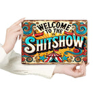 Humorous Novelty Metal Sign Vintage Swirl Illustration Sarcastic Family Gift