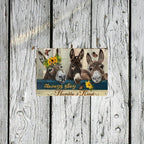 Rustic Always Stay Humble and Kind Donkey Metal Tin Sign Retro Farmhouse Decor
