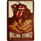 Rock and Roll Retro Metal Tin Sign - Vintage Chile Stadium Music Poster Art