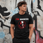 I'm Broken Skull Shirt I'm Broken Sweatshirt Happy Skull Face Shirt Funny Sarcas