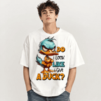 Do I Look Like I Give A Duck T-Shirt | Funny Sarcastic Duck Graphic Tee