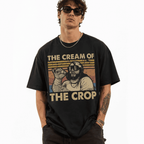 Cream of the Crop Funny Wrestling Graphic T-Shirt Retro Vintage Style Tee