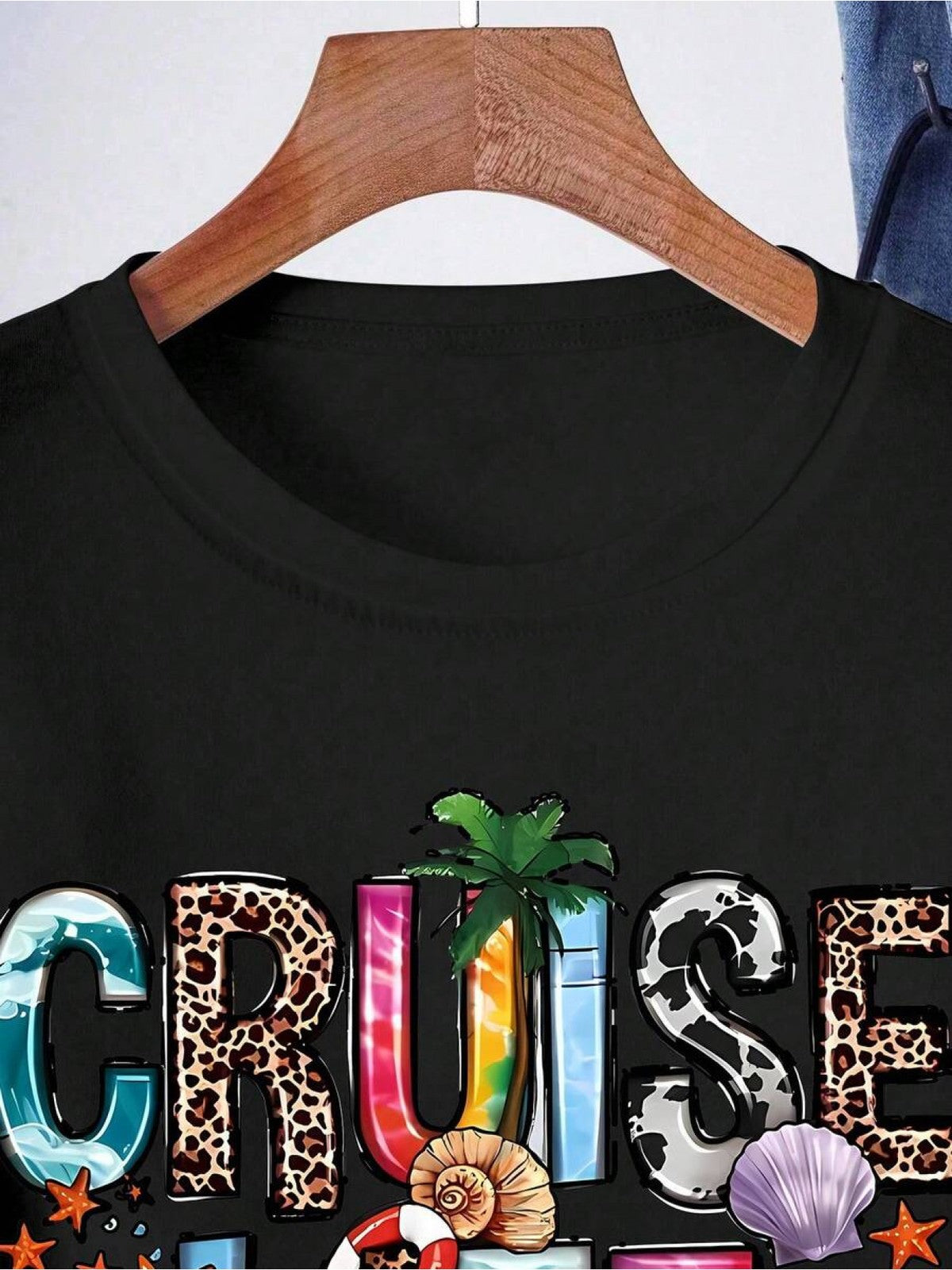 Women Hello Summer Cruise Life Graphic T-Shirt Nautical Beach Vacation Tee