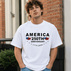 America 250th Anniversary T-Shirt 1776-2026 Patriotic USA Independence Tee