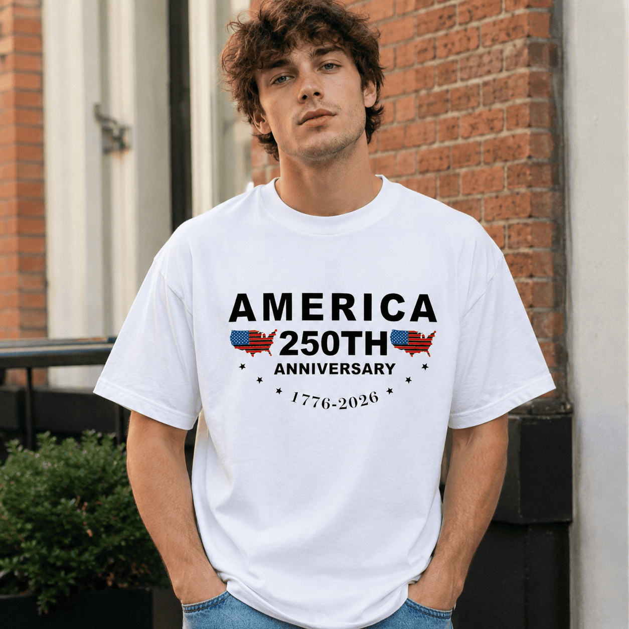 America 250th Anniversary T-Shirt 1776-2026 Patriotic USA Independence Tee