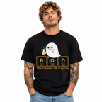 Boo Element of Surprise Funny Chemistry Ghost Halloween Men's T-Shirt