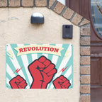 8x12in horizontal iron sheet painting