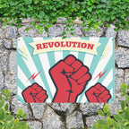 8x12in horizontal iron sheet painting