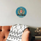 8x8in circular aluminum plate