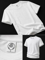 Classic Solid Color Unisex T-Shirt – Soft Casual Crew Neck Short Sleeve Tee