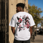 Japanese Dragon Sakura T-Shirt Tokyo Style Graphic Tee
