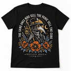 Retro Smoking Devil Satanic Horror Vintage Graphic Men's T-Shirt