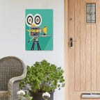 8x12in vertical iron sheet painting