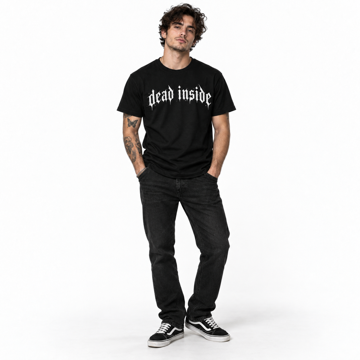 Urban Rebel Night Runner Streetwear Men's Graphic T-Shirt