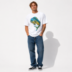 Colorful Mahi Mahi Fish T Shirt Retro Ocean Abstract Graphic Casual Tee Gift