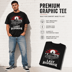 Last Responder Hearse Graveyard Dark Humor Halloween Graphic Men's T-Shirt
