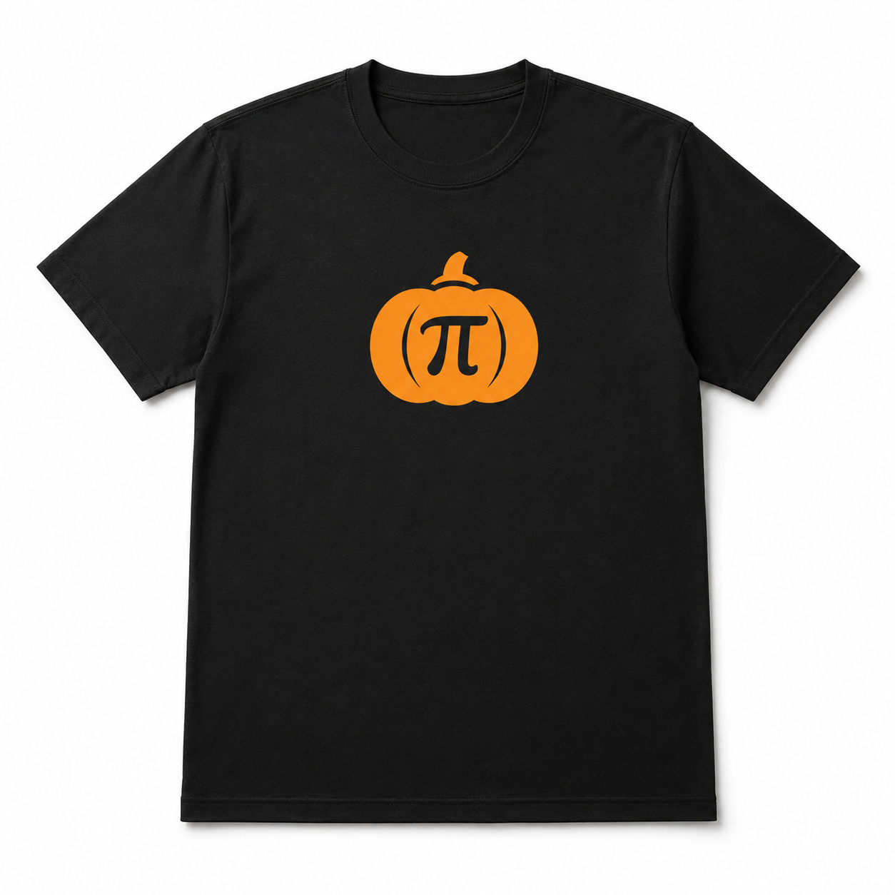 Pi Pumpkin Math Halloween Funny Geek Nerd Teacher Graphic Men's T-Shirt